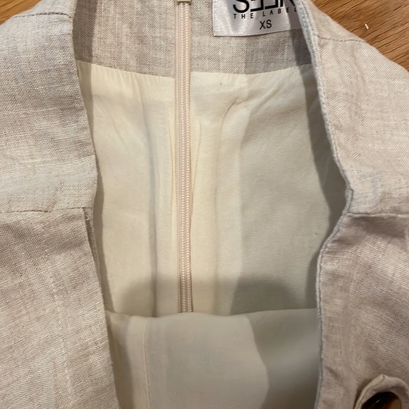 Seek the label Linen wrap skort size XS - Picture 9 of 10